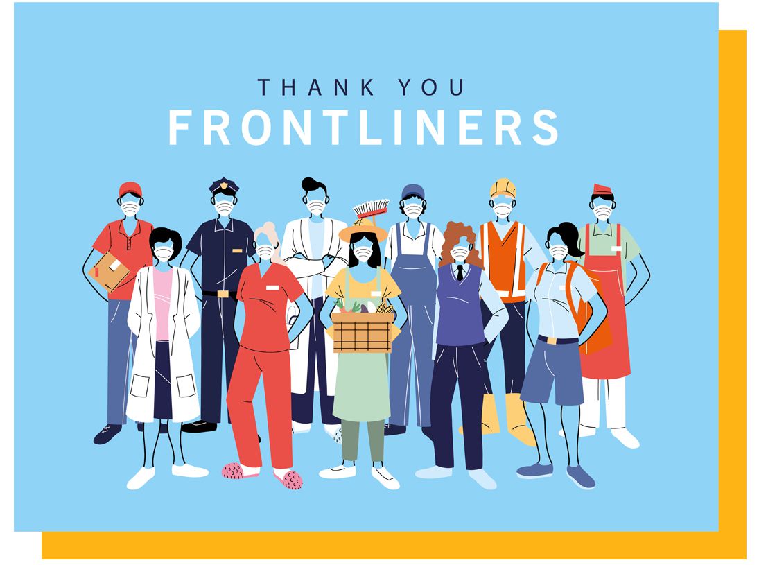Thank you Frontliners